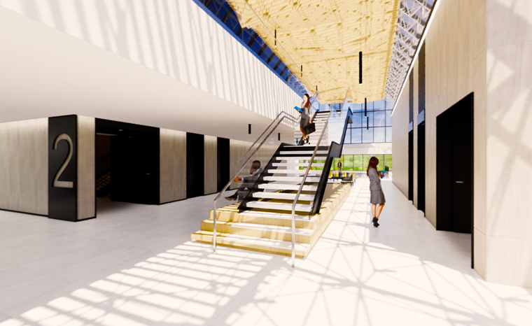 Second Floor Main Lobby