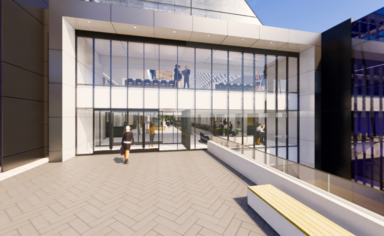 Exterior Main Entrance South